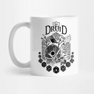 RPG Class Series: Druid - Black Version Mug